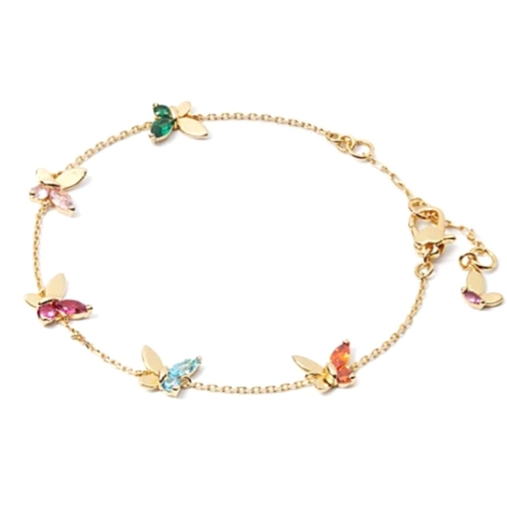 $78 Kate Spade Social Butterfly Multi Color Bracelet